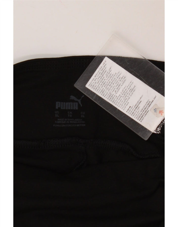 PUMA Damen Graphic Leggings UK 18 XL Schwarz Baumwolle
