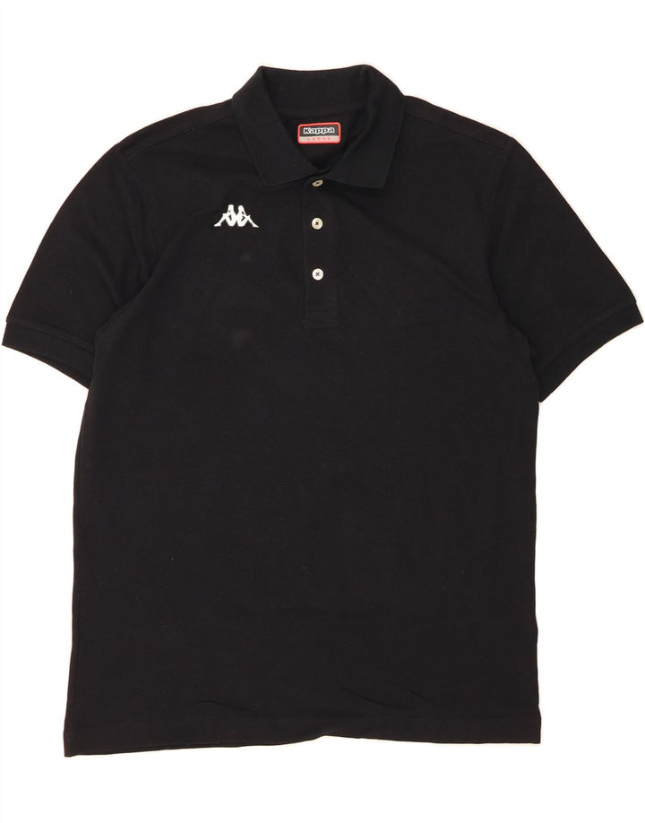 KAPPA Mens Polo Shirt Large Black Cotton Vintage Kappa and Second-Hand Kappa from Messina Hembry 