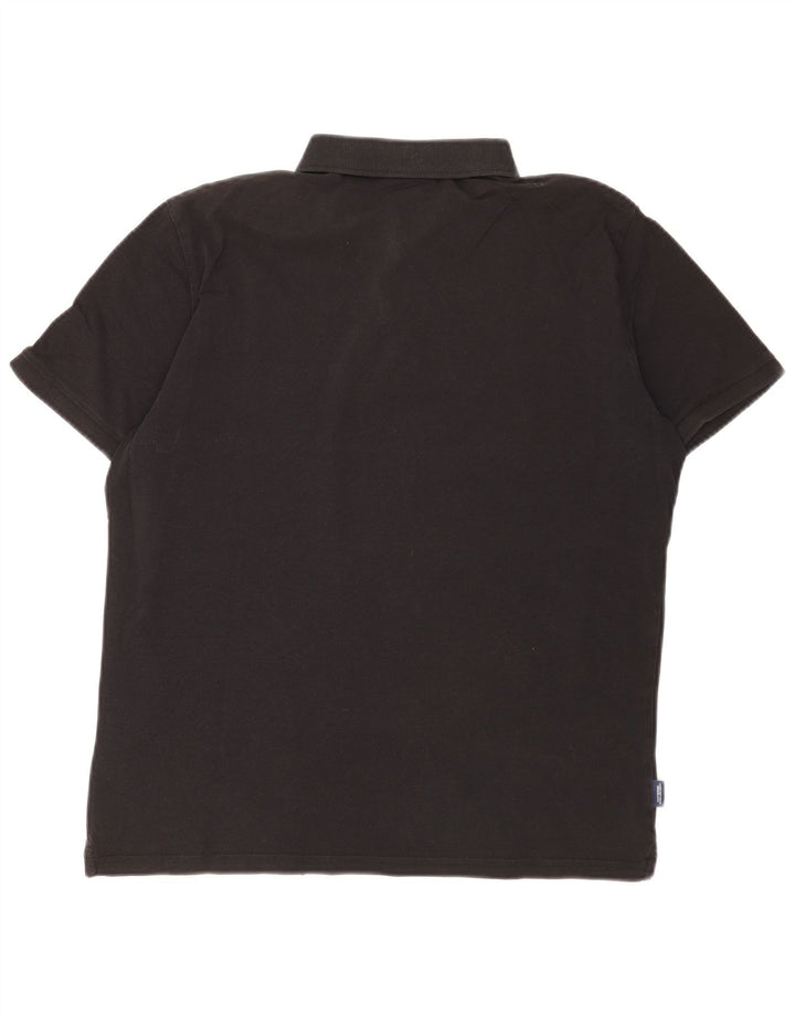 Superdry Herren-Poloshirt XL aus schwarzer Baumwolle