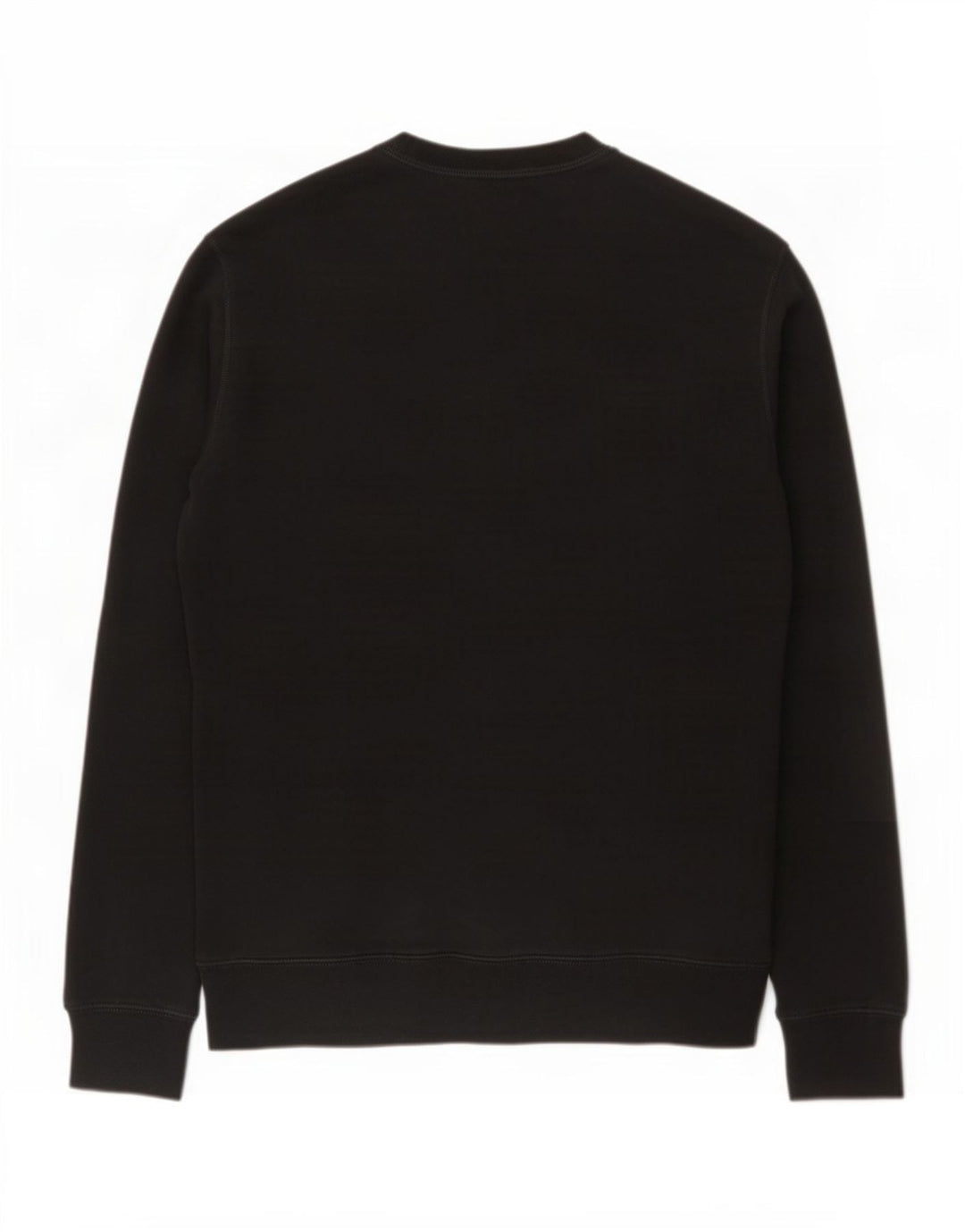 Marks & Spencer Herren-Sweatshirt mit normaler Passform, mittlere schwarze Baumwolle