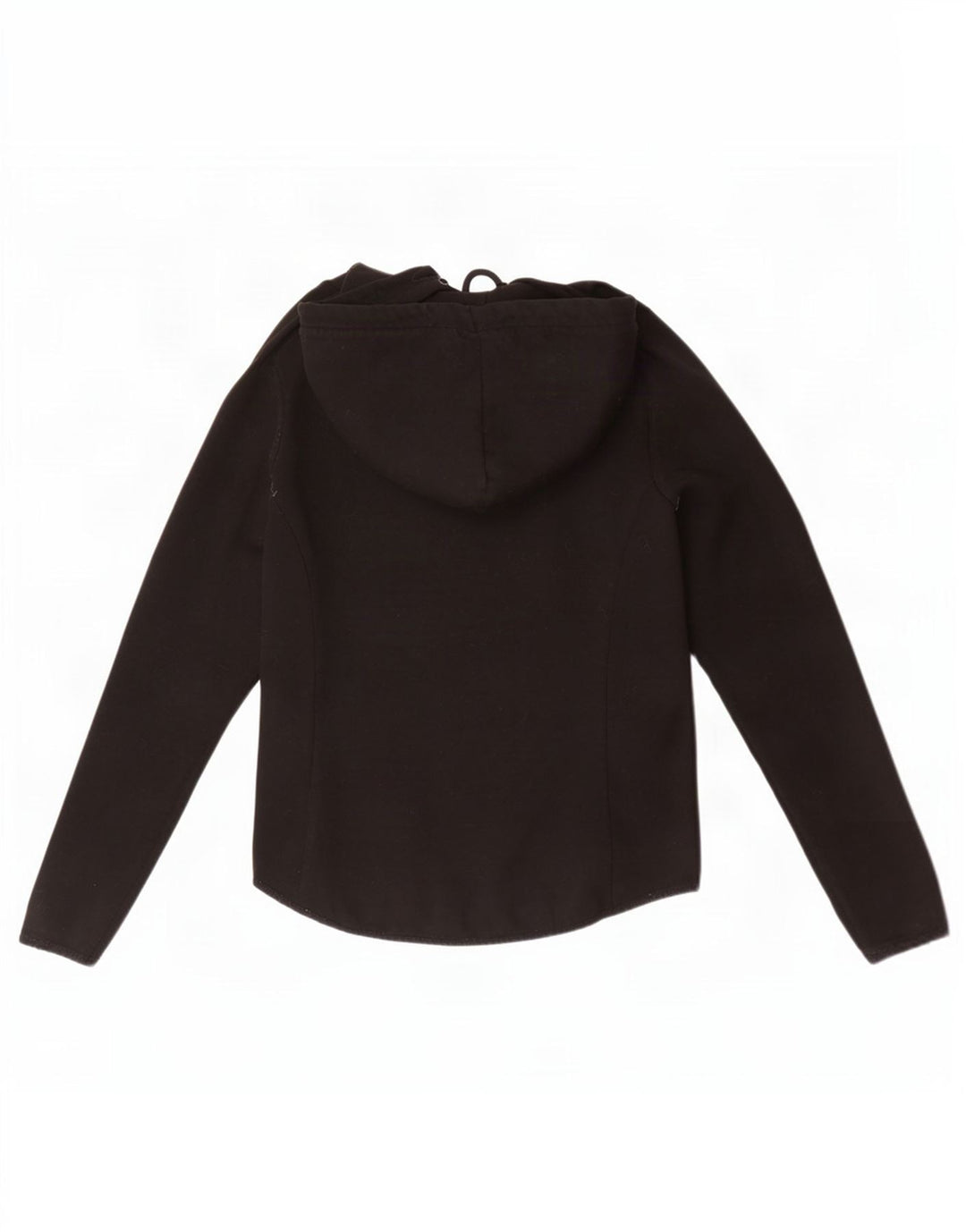 Superdry Damen-Kapuzenpullover mit Reißverschluss, UK 12, Mittelschwarz, Polyester