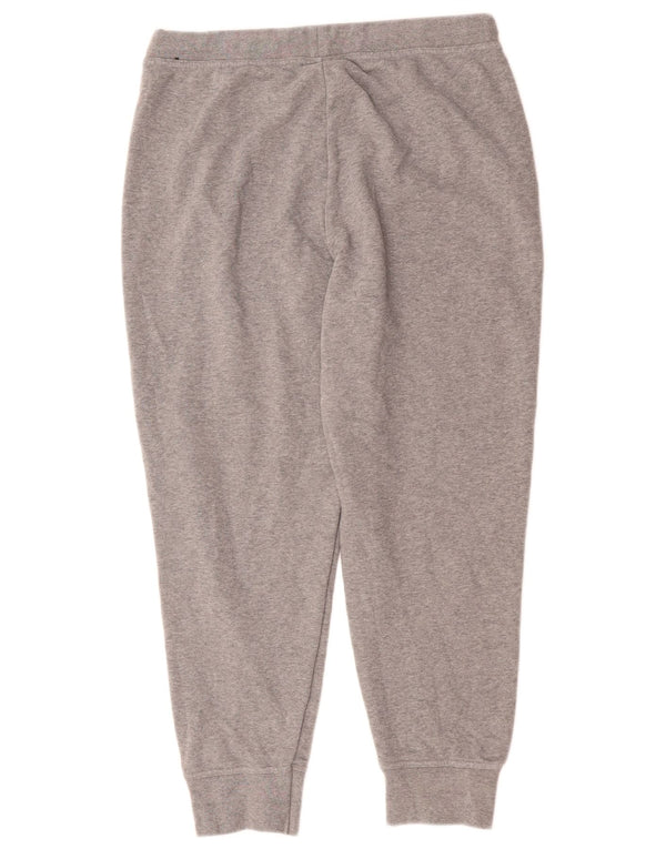 Nike Damen Dri Fit Trainingshose Jogger UK 14 Large Grau Baumwolle