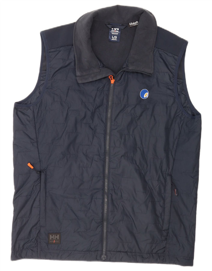 Helly Hansen Herren Wattierte Weste UK 40 Large Marineblau Polyester