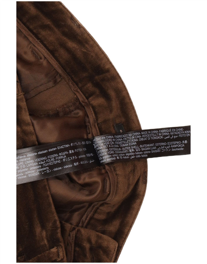 Massimo Dutti Damen Bootcut Chino Hose EU 38 Small W28 L30 Braun