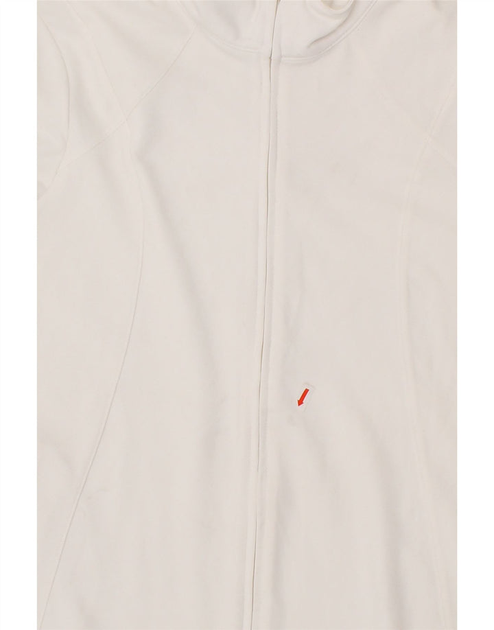 IZOD Womens Tracksuit Top Jacket UK 14 Large White Polyester Vintage Izod and Second-Hand Izod from Messina Hembry 