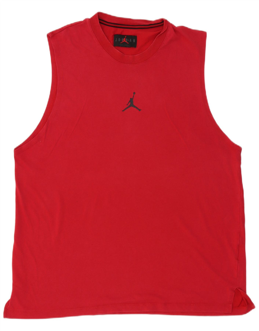 Jordan Herren-Weste Top XL aus roter Baumwolle