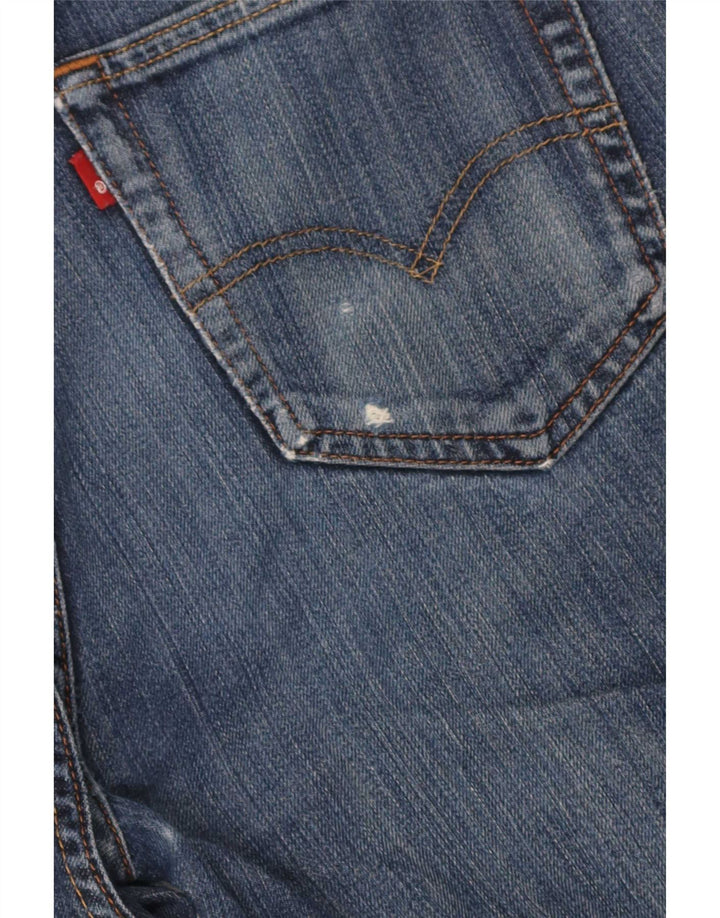 Levi's Damen Slim Jeans W34 L29 Blaue Baumwolle