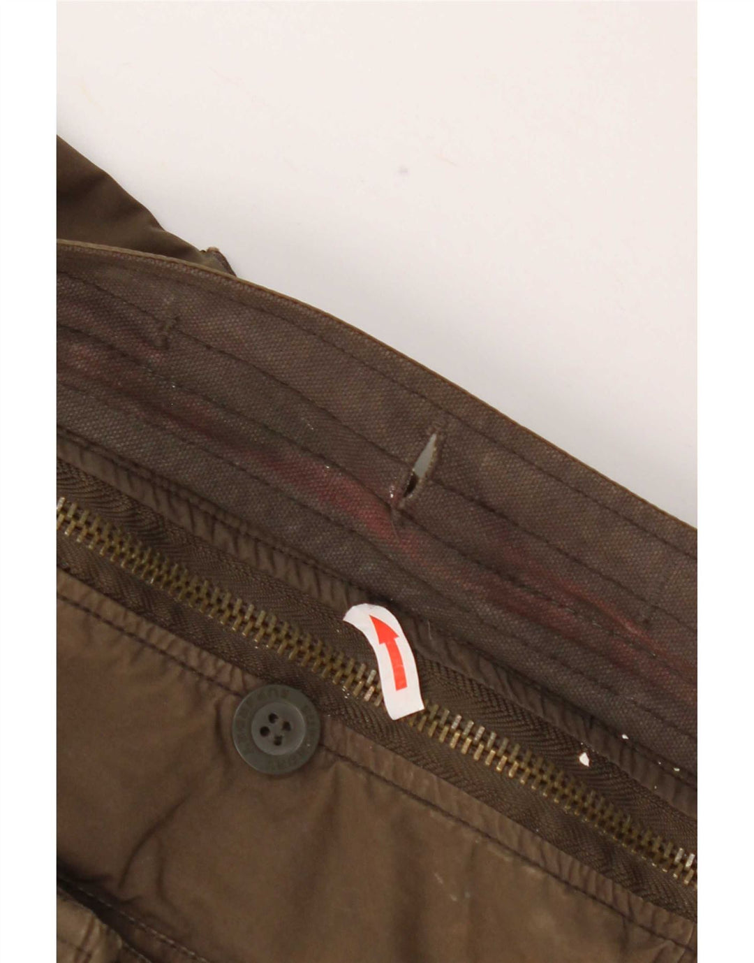 Superdry Herren Militärjacke UK 38 Medium Khaki Baumwolle