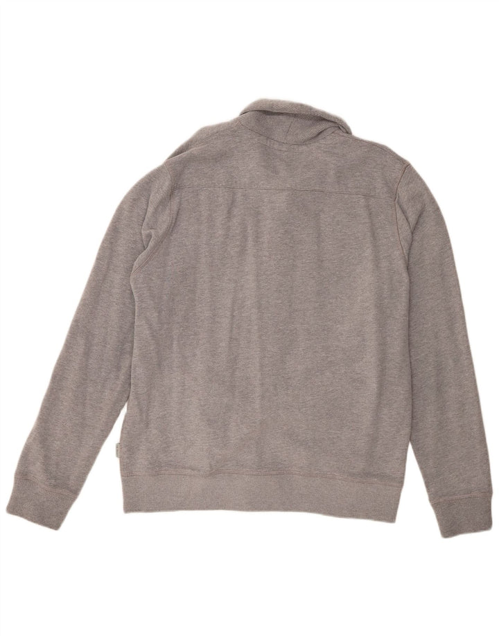 Ted Baker Herren-Trainingsanzug, Oberteil, Jacke, Größe 4, groß, graue Baumwolle