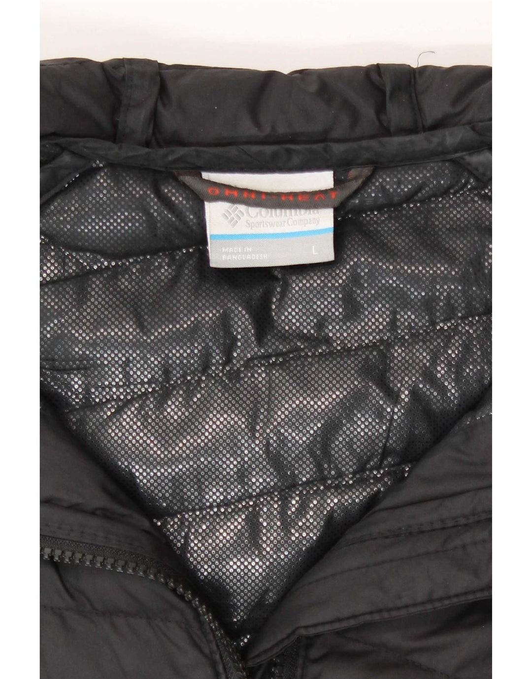 Columbia Damen-Jacke mit Kapuze, gepolstert, UK 16, Größe L, Schwarz, Polyester