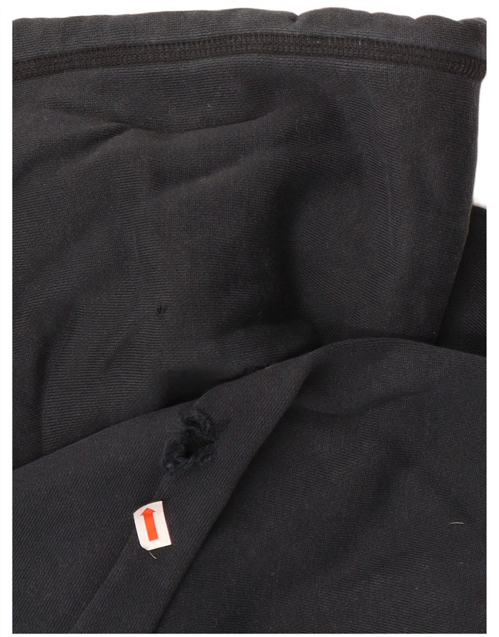 Nike Herren-Kapuzenpullover mit Reißverschluss, Größe S, schwarze Baumwolle