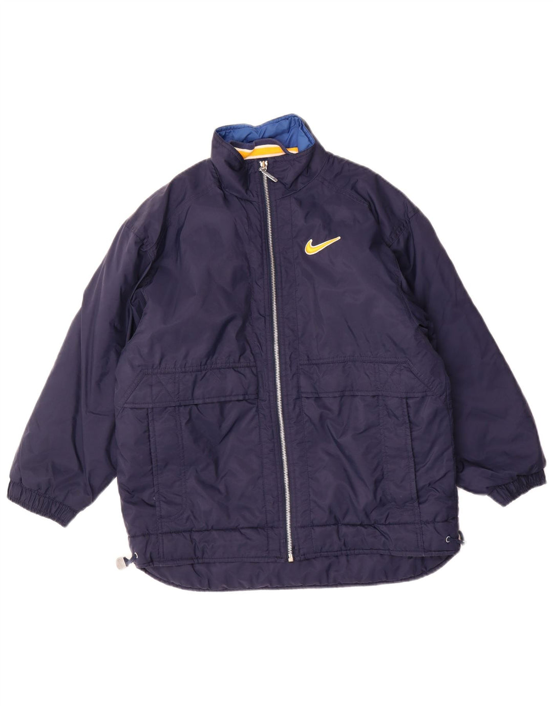 Nike Boys Graphic Wattierte Jacke 10–11 Jahre Medium Marineblaues Nylon