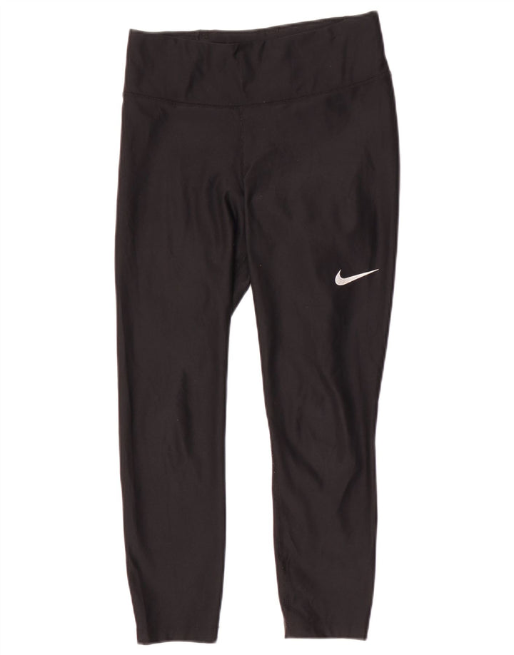Nike Damen Dri Fit Leggings UK 6 XS Schwarz Polyester