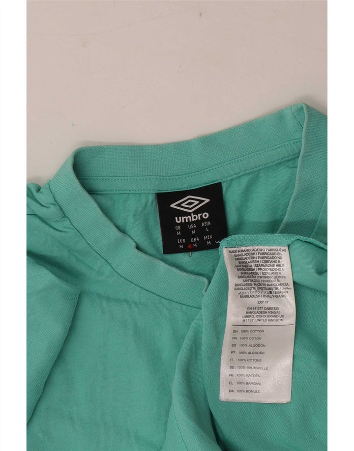 Umbro Herren-T-Shirt mit Grafik, mittelgrüne Baumwolle