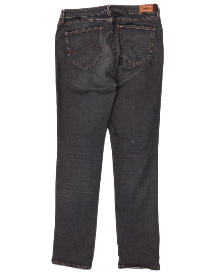 Lee Herren Marion Straight Jeans W33 L33 Marineblaue Baumwolle