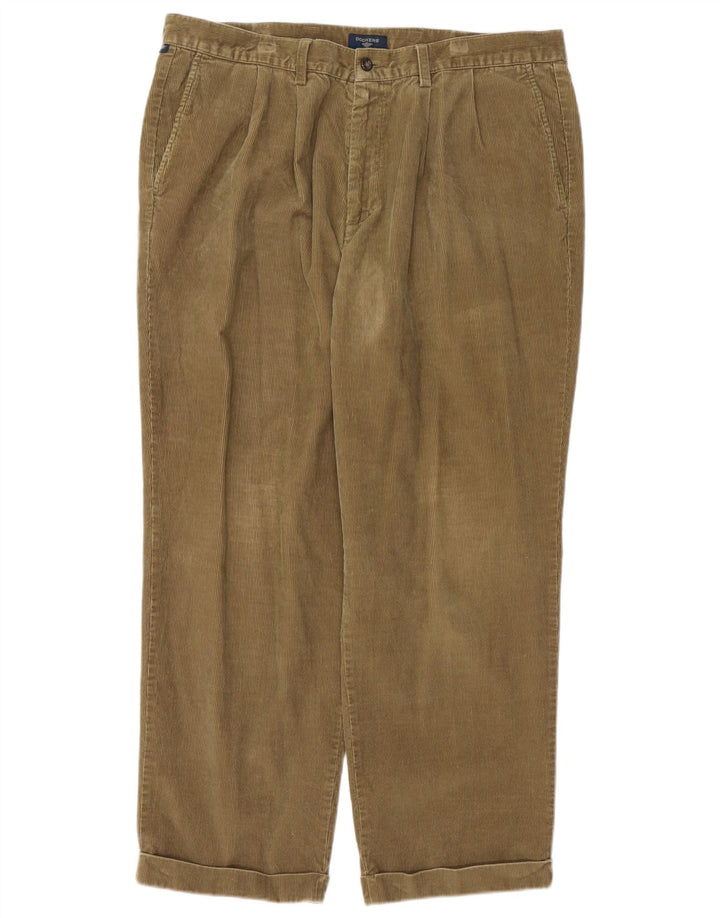 DOCKERS Herren Cordhose mit Zapfen, W38, L30, Khaki, Baumwolle