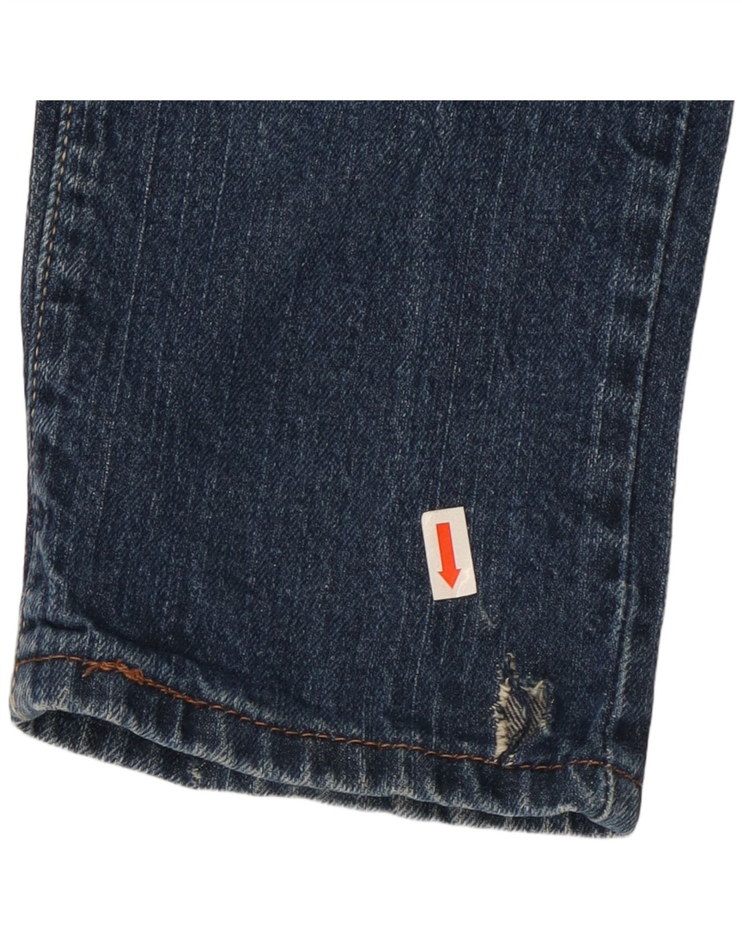 Levi's Damen 504 Tilted Slim Jeans US 5 Medium W30 L32 Blaue Baumwolle