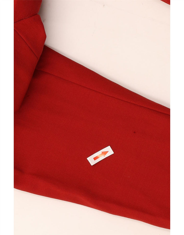 Marks & Spencer Zweireihiger Blazer für Damen, UK 10, Größe S, rote Wolle