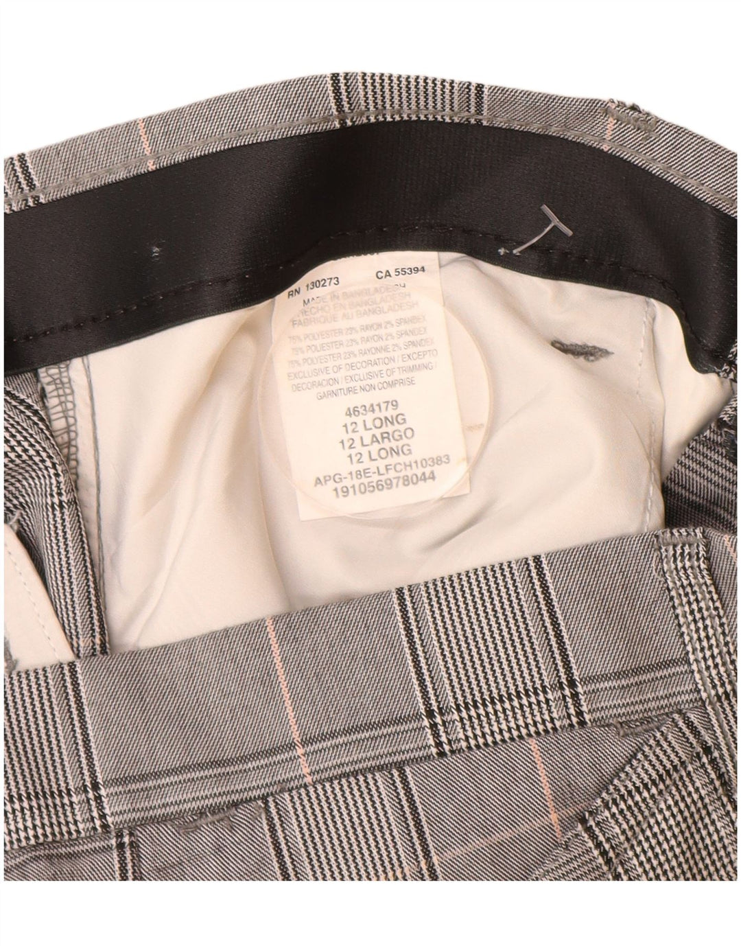 Lee Damen-Freizeithose mit mittelhohem Bund, US 12, Größe L, W32, L32, Grau, Polyester