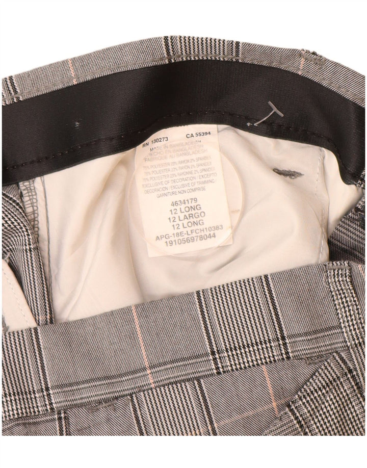 Lee Damen-Freizeithose mit mittelhohem Bund, US 12, Größe L, W32, L32, Grau, Polyester