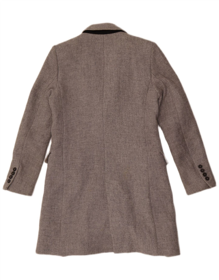 Zara Damen Mantel UK 10 Small Grau