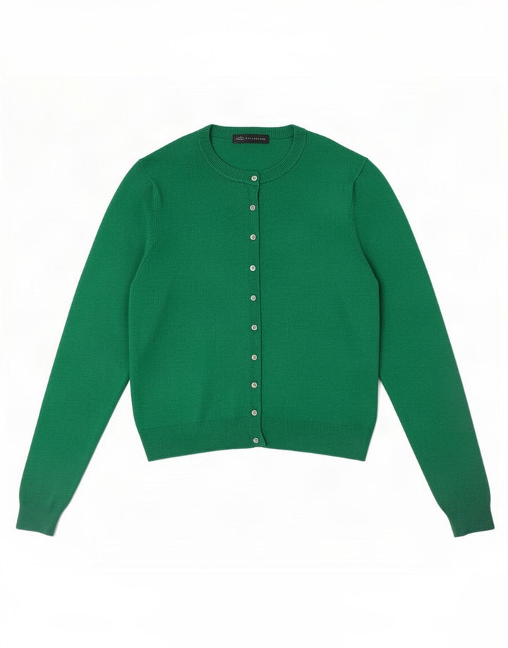 Marks & Spencer Damen-Cardigan-Pullover UK 14 Große grüne Viskose