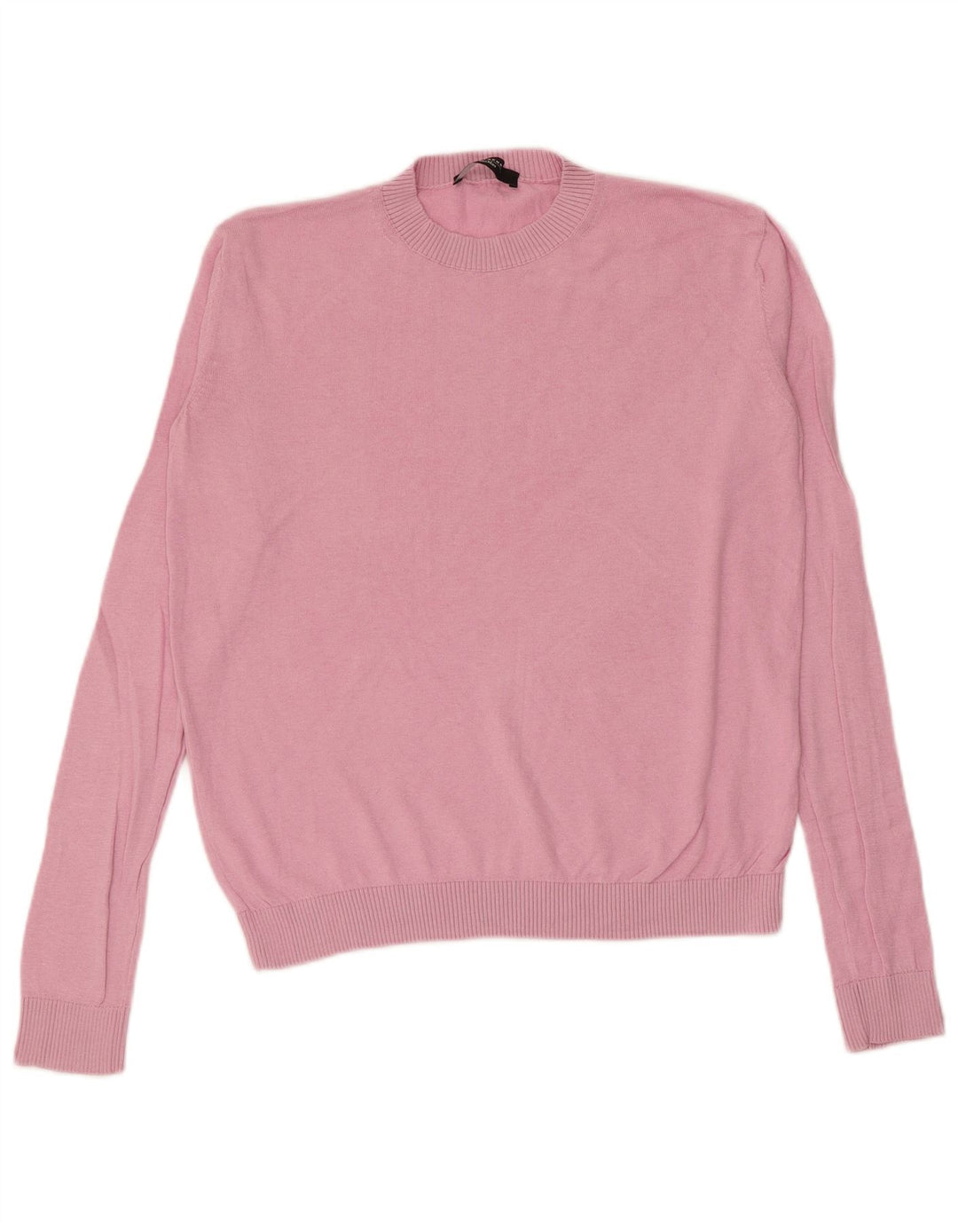Max Mara Damen-Pullover mit Rundhalsausschnitt, Gr. 14, Mittelrosa