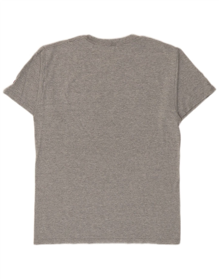 Champion Herren-T-Shirt mit Grafik, Größe S, Grau, Baumwolle
