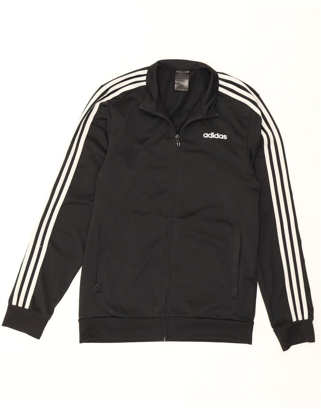 Adidas Herren Trainingsanzug Top Jacke Small Schwarz Polyester