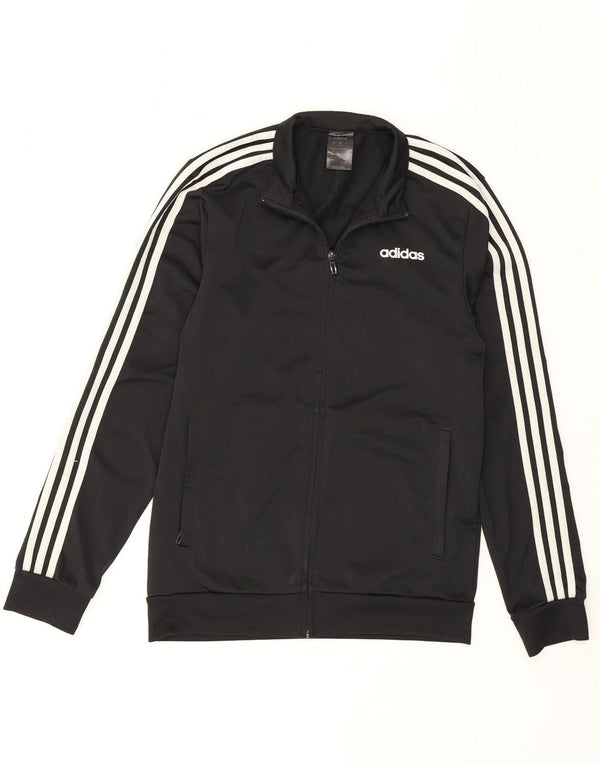 Adidas Herren Trainingsanzug Top Jacke Small Schwarz Polyester