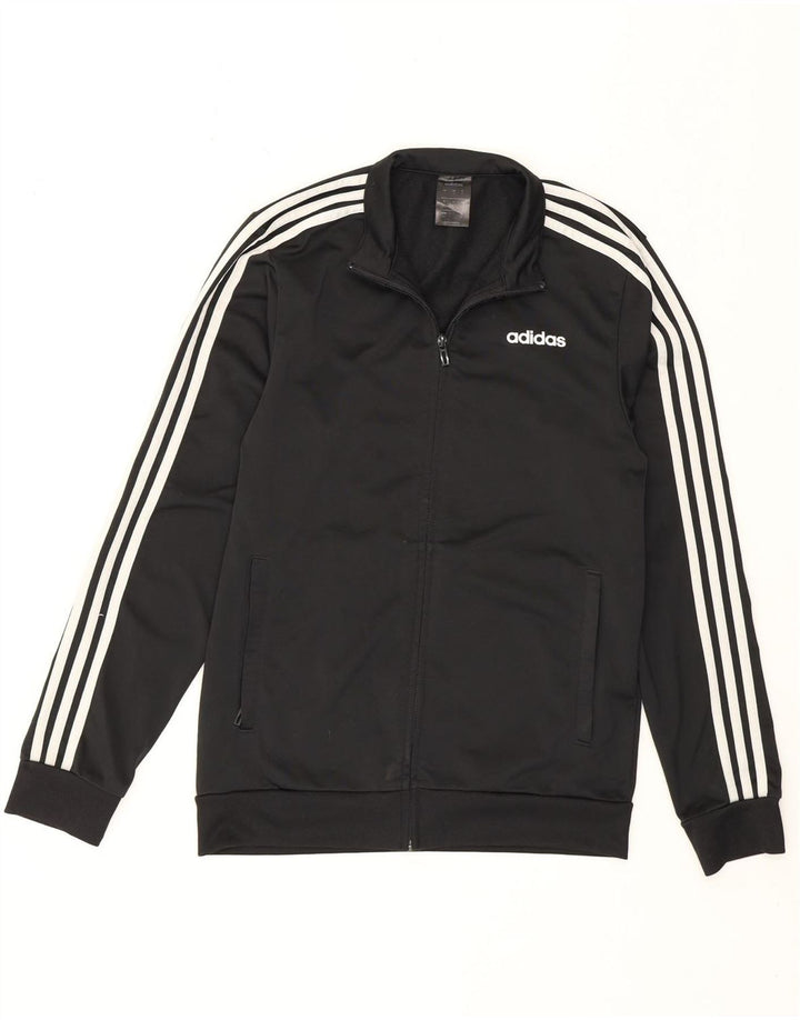 Adidas Herren Trainingsanzug Top Jacke Small Schwarz Polyester