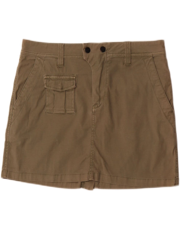 Replay Damen-Cargorock, Größe L, W34, Khaki, Baumwolle