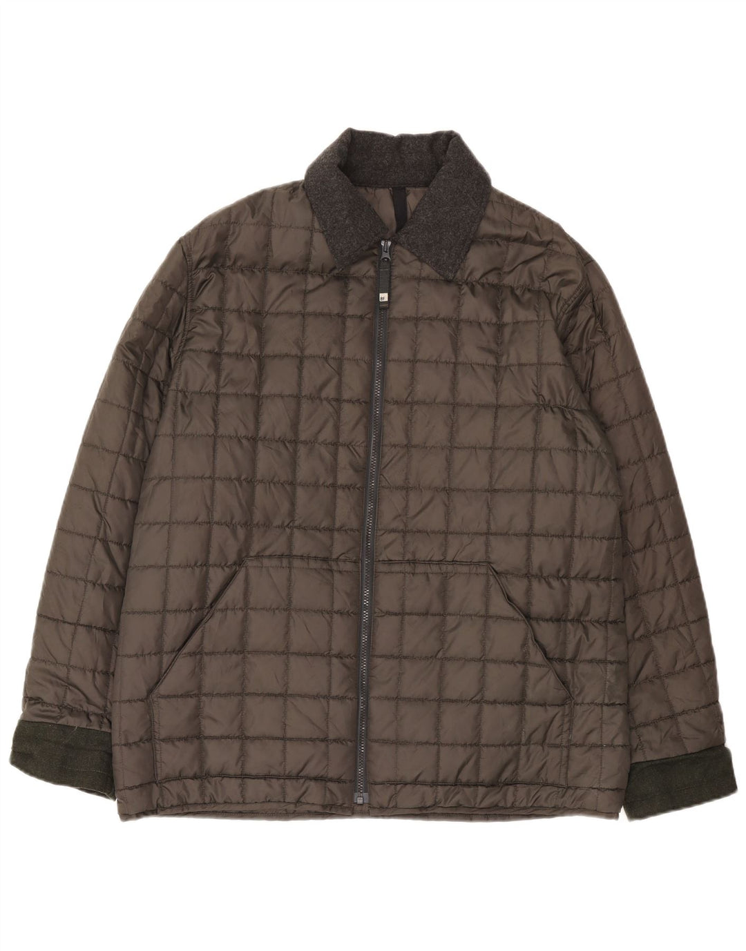 Belfe & Herren Steppjacke UK 46 3XL Grau Polyester
