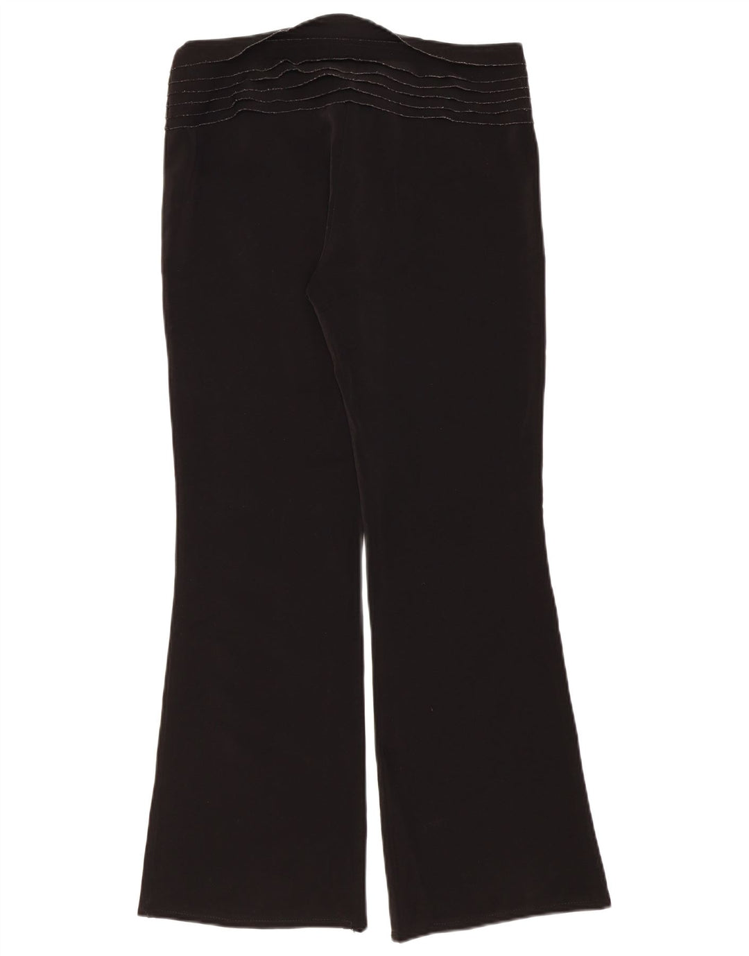 OASIS Womens Bootcut Casual Trousers UK 12 Medium W32 L30  Black Polyester