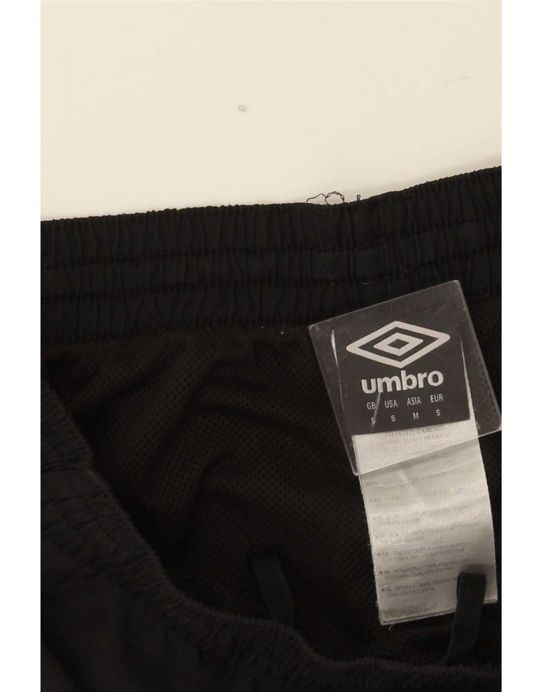 Umbro Herren Sportshorts Small Schwarz Polyester