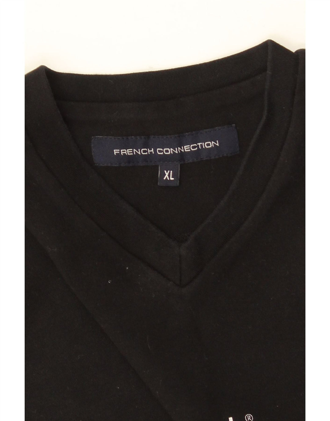 FRENCH CONNECTION Herren T-Shirt Top XL Schwarz