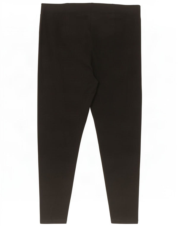 Marks & Spencer Damen Slim Cropped-Hose UK 20 2XL W36 L26 Schwarz