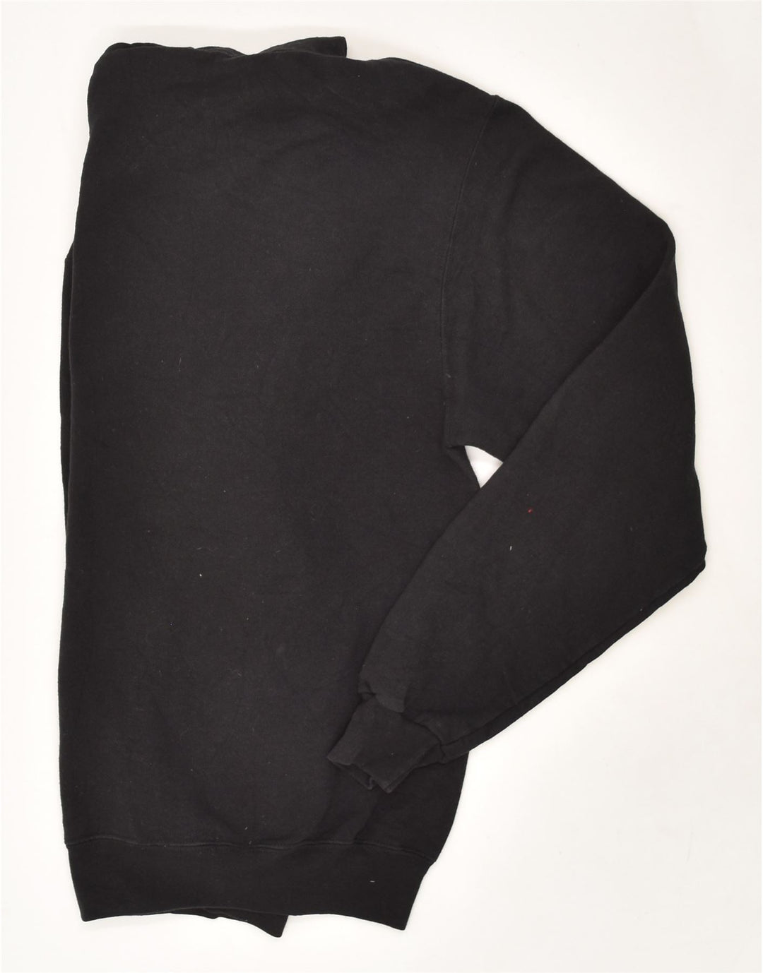 CHAMPION Mens Graphic Hoodie Jumper Medium Black Cotton Vintage Champion and Second-Hand Champion from Messina Hembry 