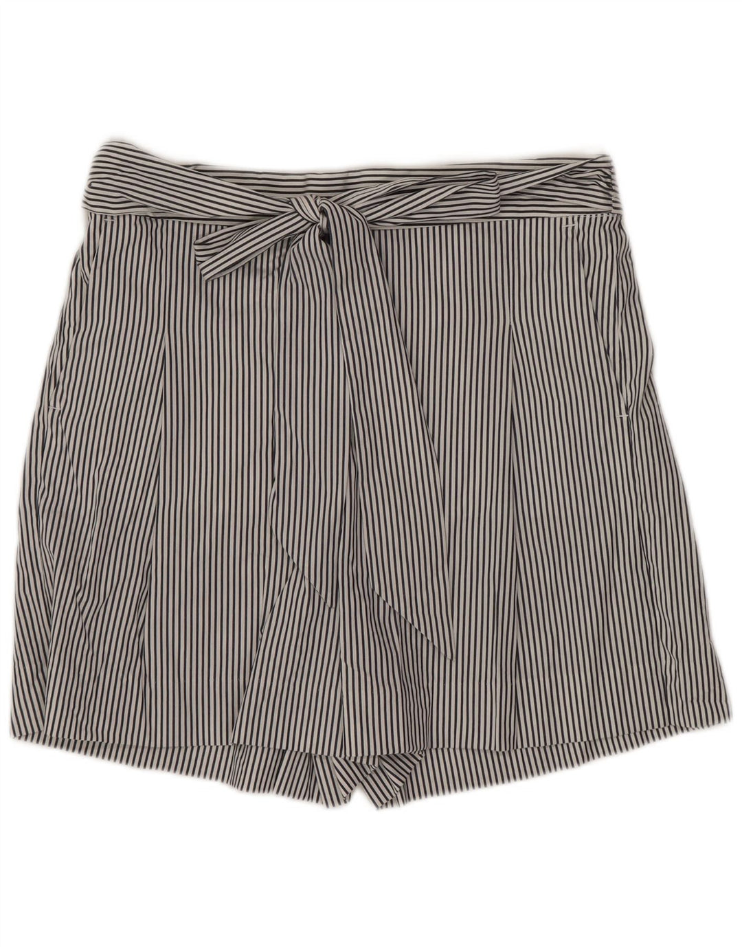 J. CREW Damen Chinoshorts US 4 Small W30 Weiße Nadelstreifen-Baumwolle