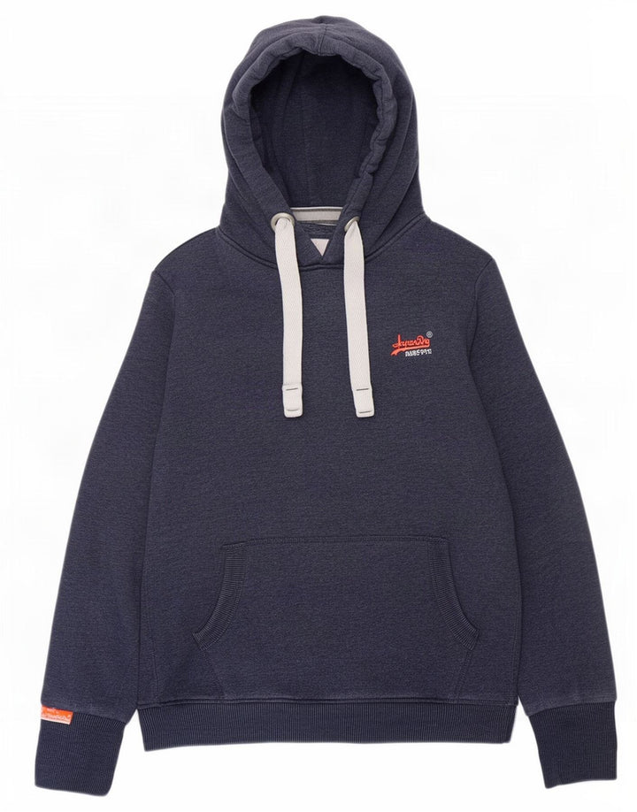 Superdry Herren-Kapuzenpullover aus Baumwolle in mittlerem Marineblau