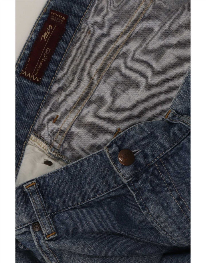 Marlboro Classics Herren Straight Jeans W36 L30 Blau