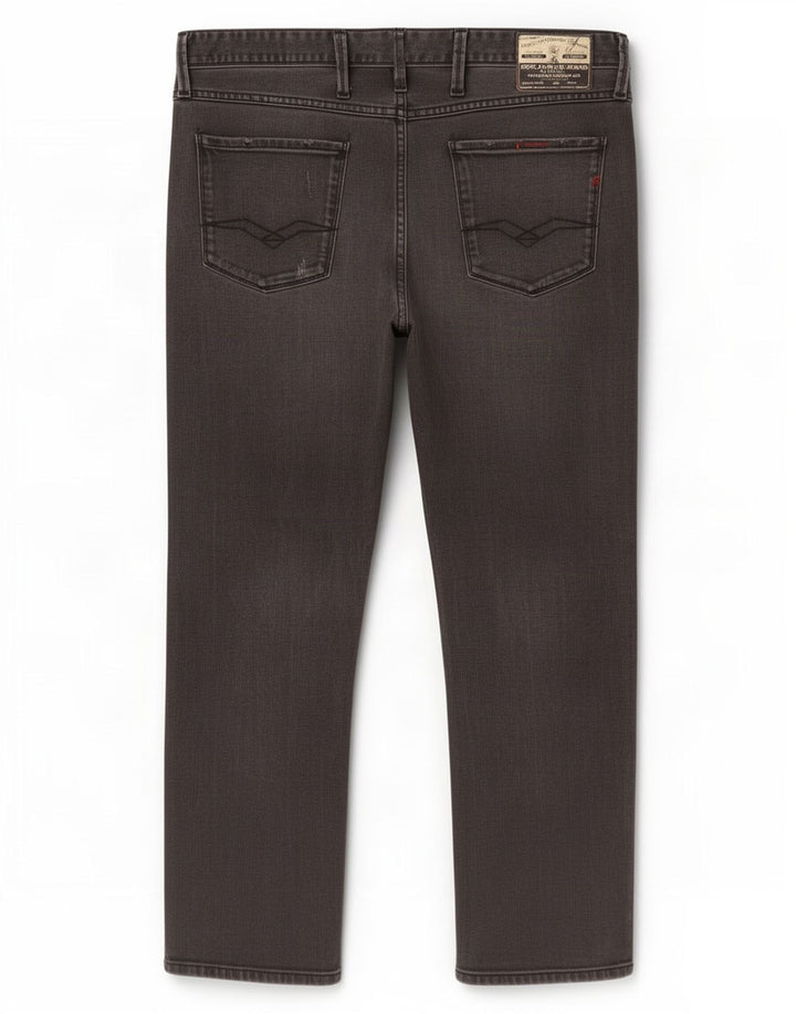 Replay Herren Straight Jeans W36 L32 Grau