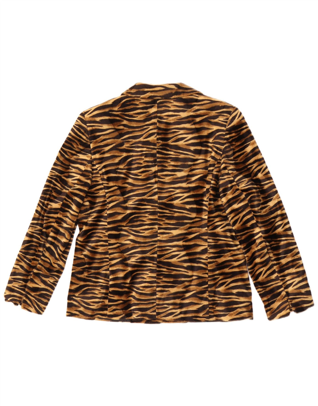 My Own Damen-Blazerjacke mit 4 Knöpfen, EU 42, großes braunes Tiermuster