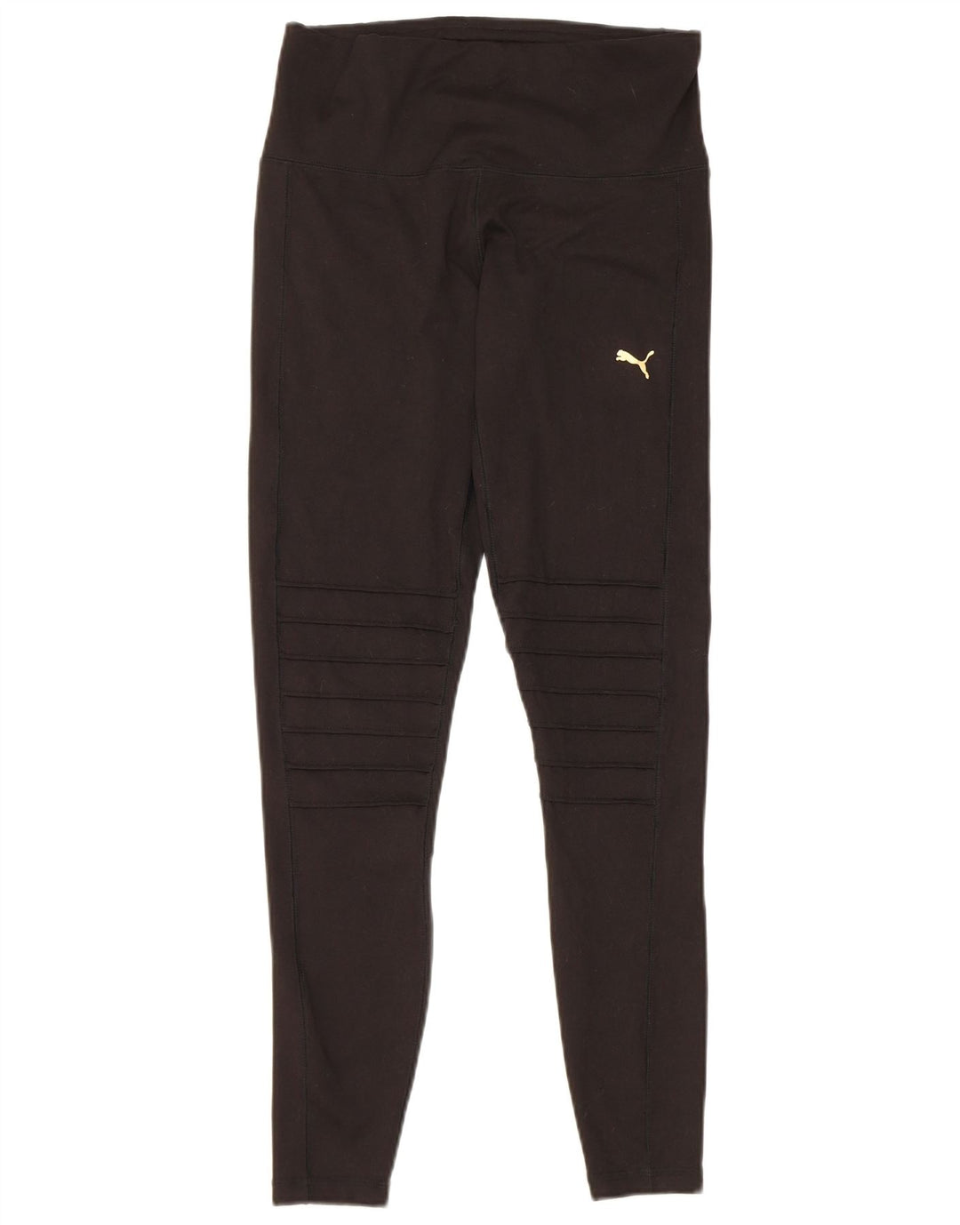 Puma Damen Leggings UK 12 Medium Schwarz Polyester