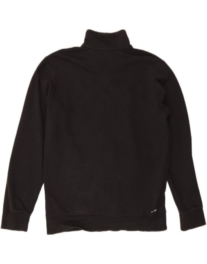 ADIDAS Herren-Trainingsanzug mit grafischem Oberteil, große schwarze Baumwolle