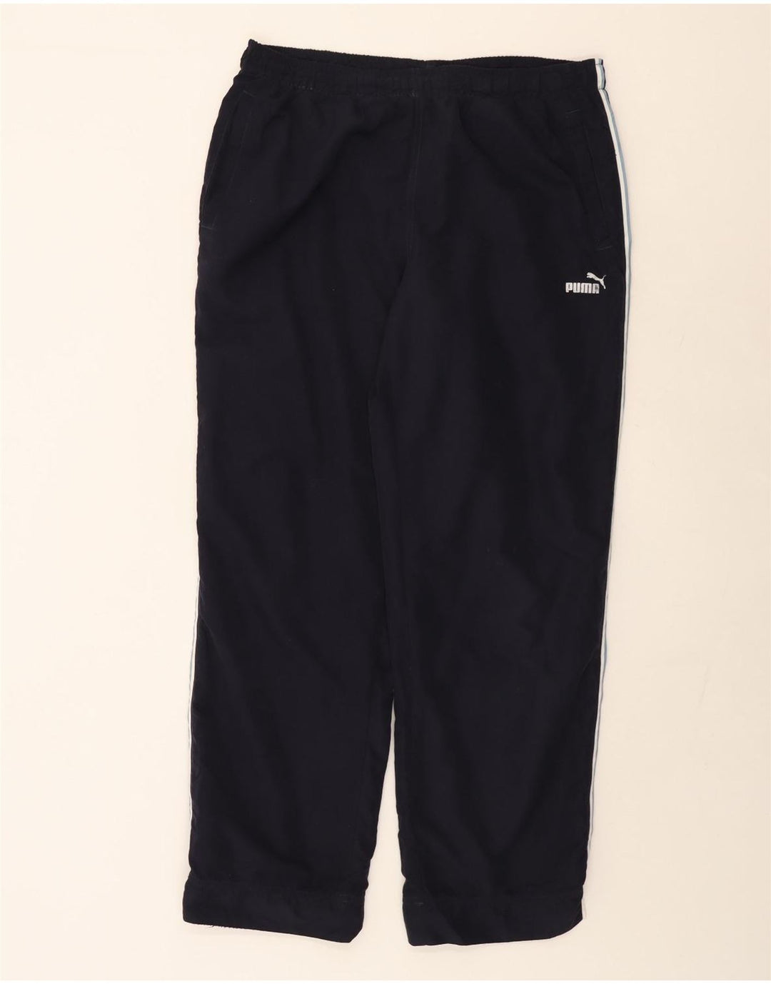 Puma Damen-Trainingshose, Größe 40, Größe L, Marineblau, Polyester