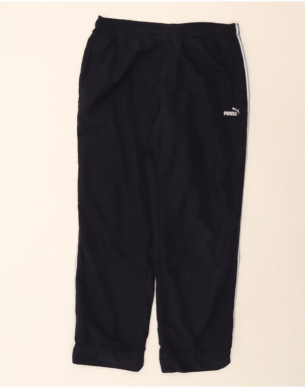 Puma Womens Tracksuit Trousers UK 16 Large Navy Blue Polyester