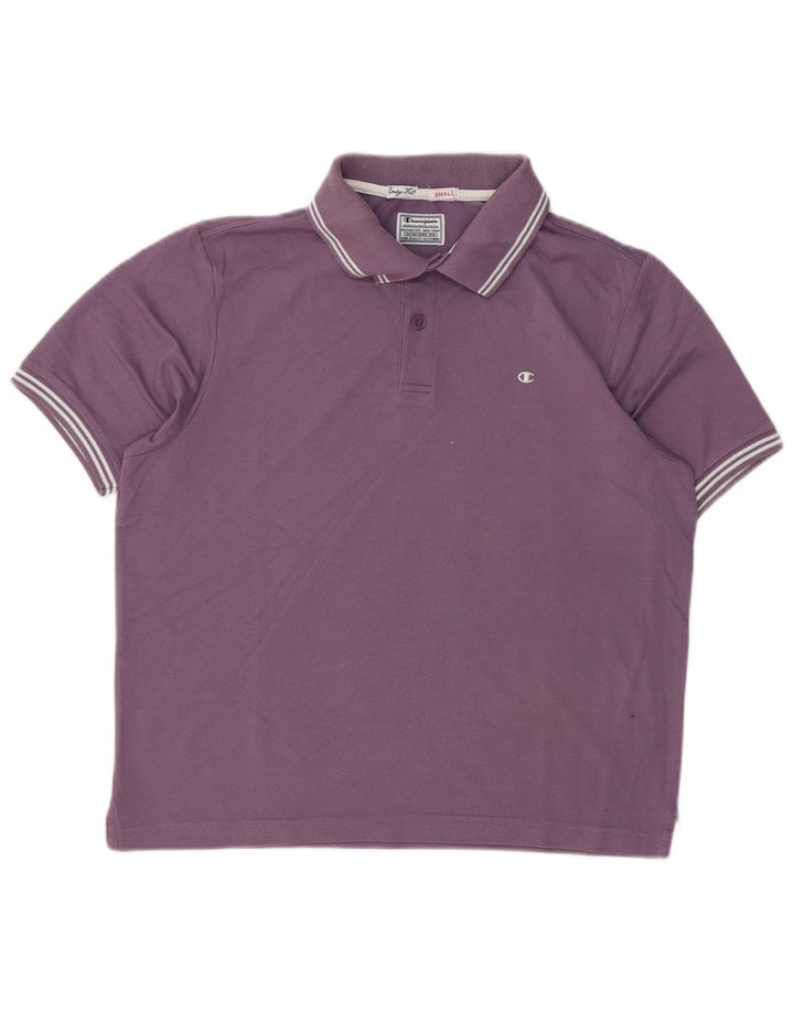 Champion Herren Easy Fit Poloshirt Small Lila