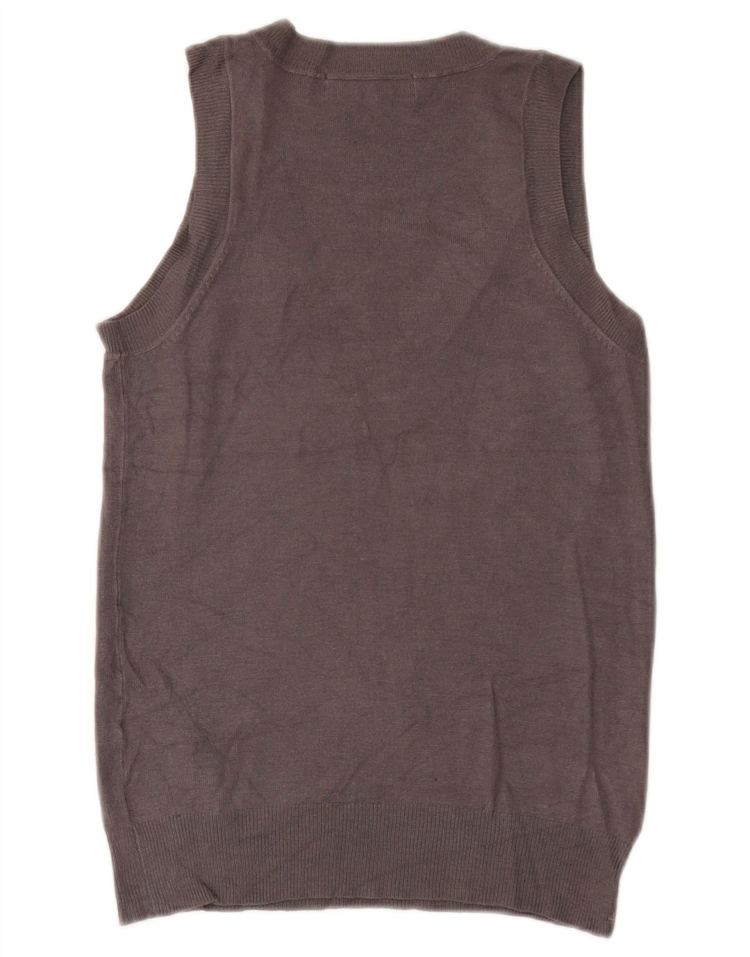 Zara Damen Weste Tank Top UK 12 Mittelgraue Viskose