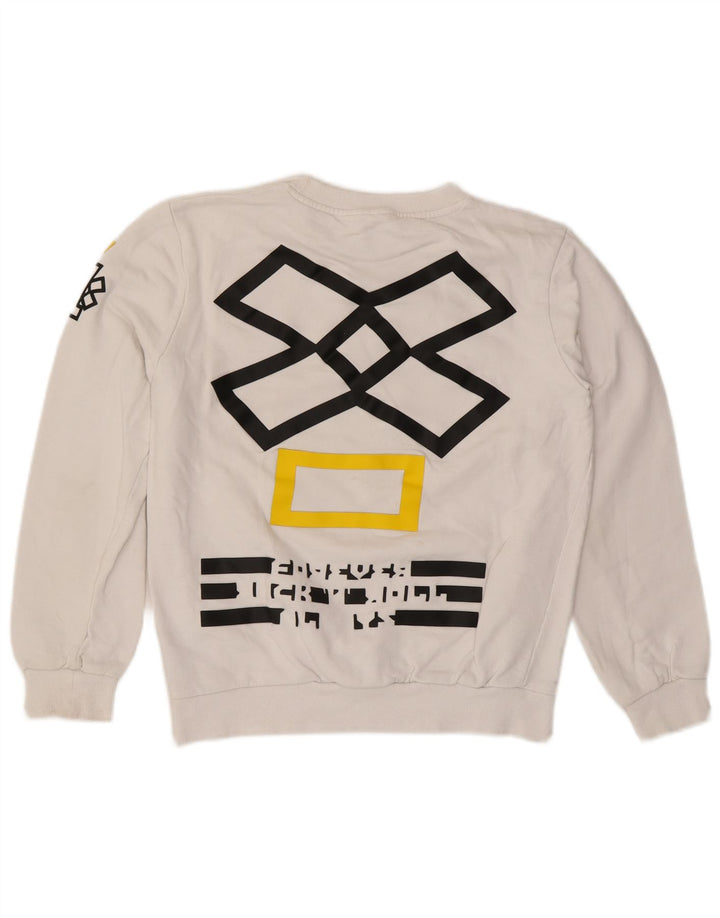 Richmond Jungen-Sweatshirt mit Grafik, 15–16 Jahre, weiße Baumwolle